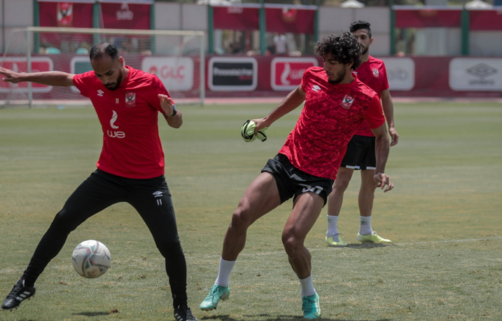 تدريبات لعيبة الاهلي