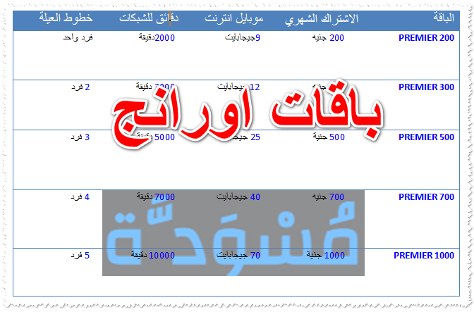 باقات اورنج